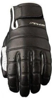 California Black with White Five Gloves